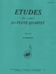 Etudes #1 and #2 Flute Quartet cover